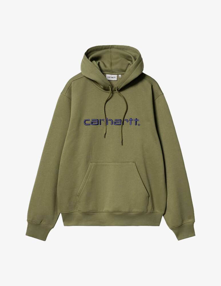 Carhartt WIP Felpa con cappuccio con scritta carhartt