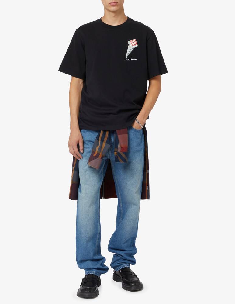 Casablanca Jeans Tasca Embroidered