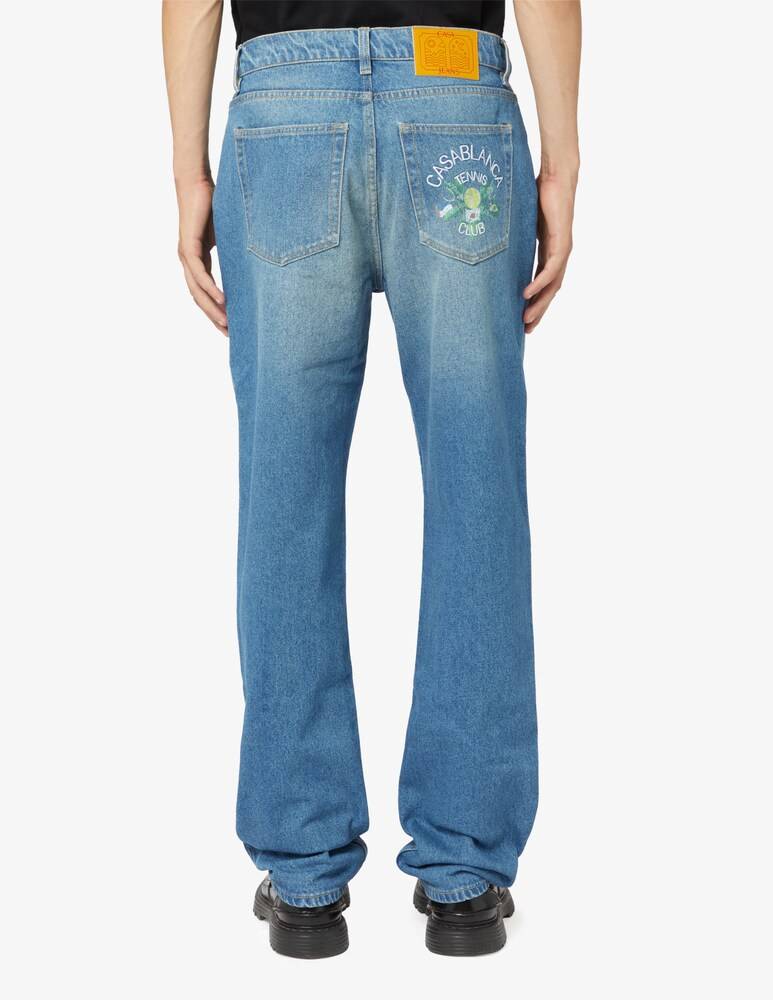 Casablanca Jeans Tasca Embroidered