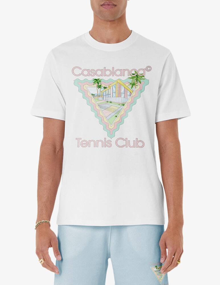 Casablanca Maglietta Tennis Triangolo
