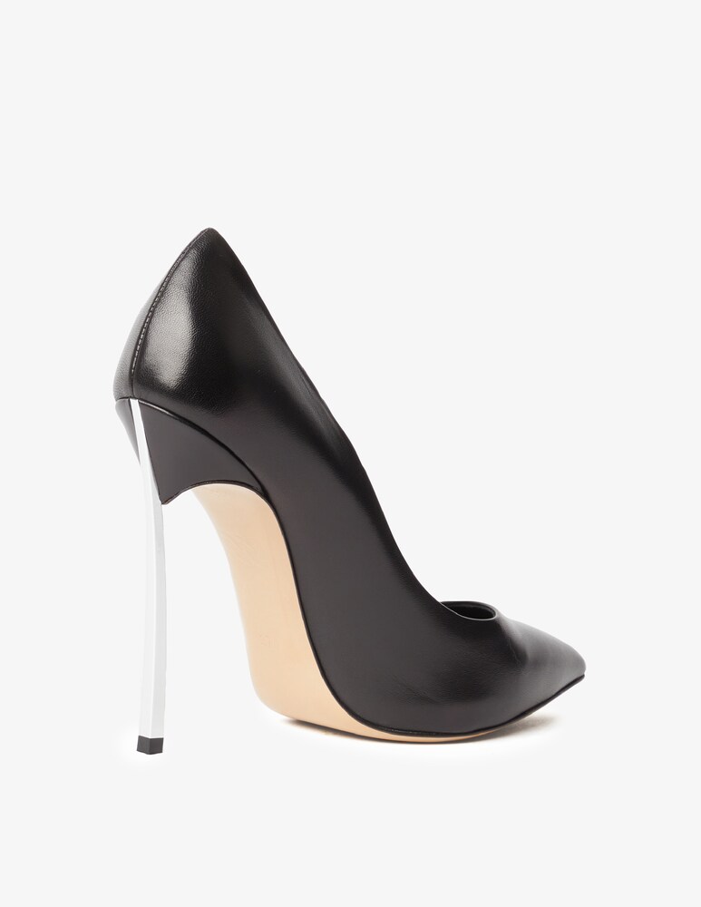 Casadei Decollete In Pelle Tacco Metallo Blade