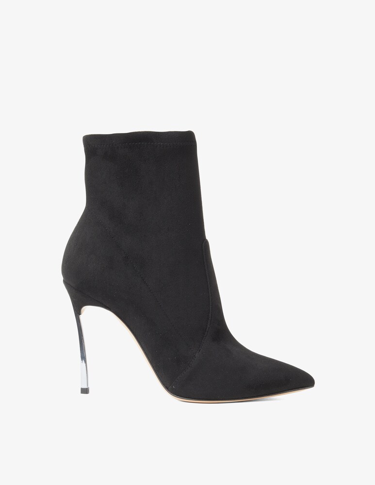 Casadei Stivaletto con tacco scamosciato
