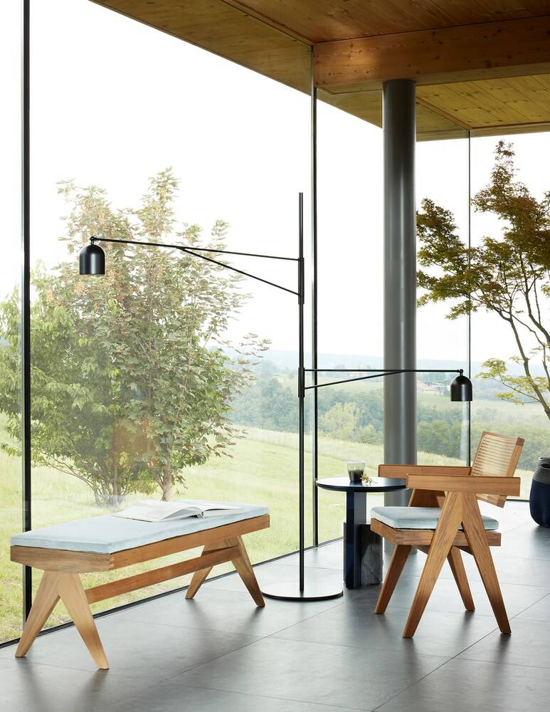 Cassina Civil Bench Panca - Marrone
