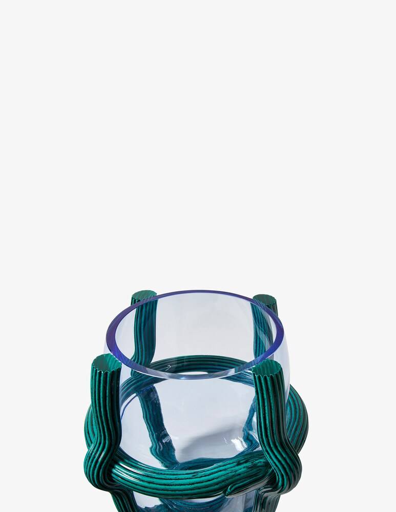 Cassina Vaso Sestiere In Vetro Di Murano - Blu