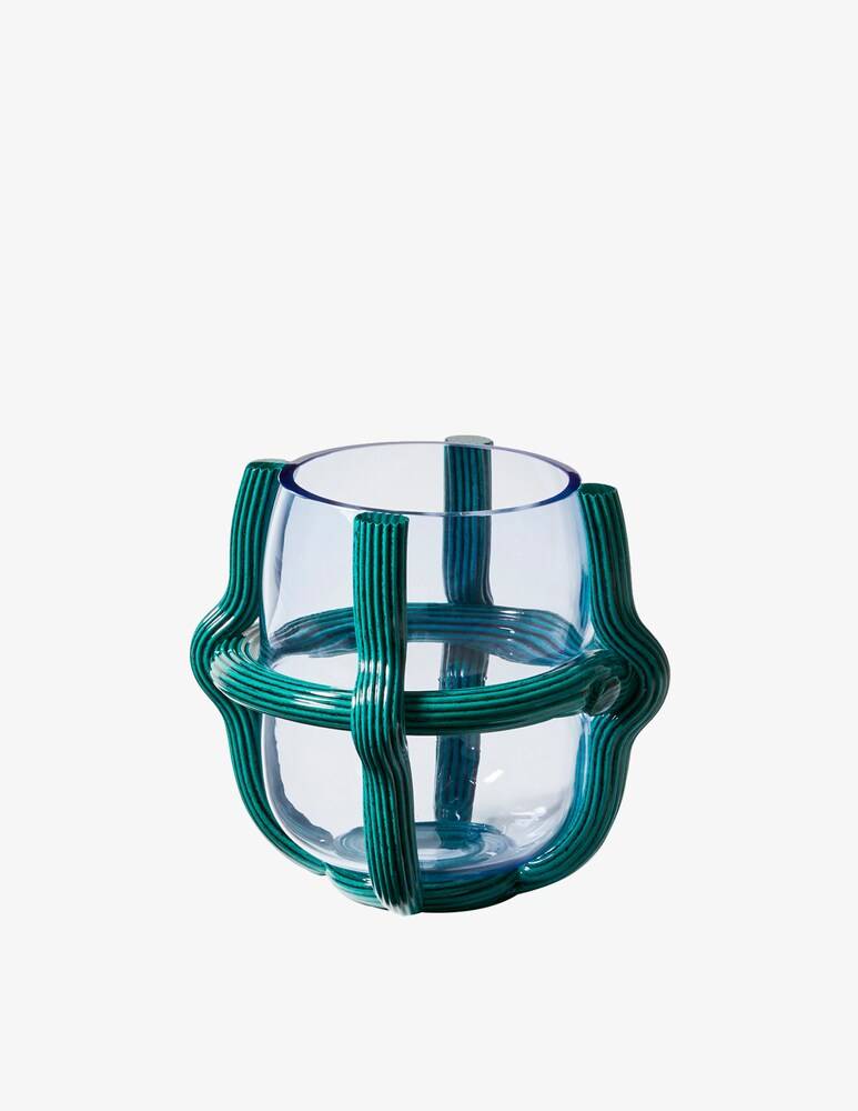 Cassina Vaso Sestiere in vetro di Murano - Blu