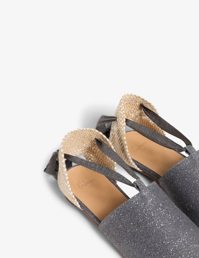 Castaner Ballerine In Pizzo Glitterato New Gala