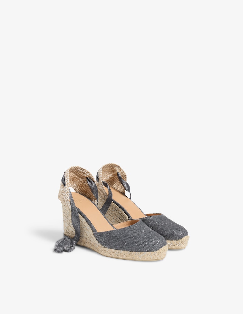 Castaner Scarpe Con Tacco In Pizzo Glitterato Carina