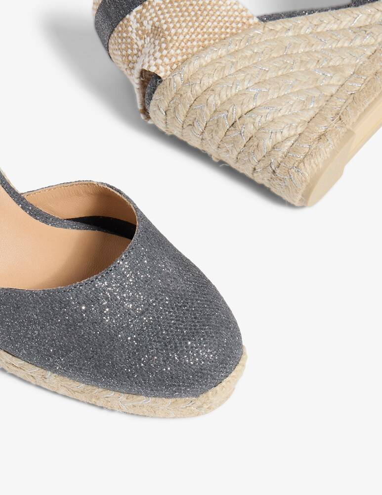 Castaner Scarpe Con Tacco In Pizzo Glitterato Carina