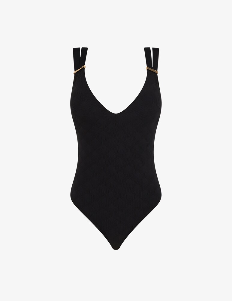 Chantelle Costume Intero Con Scollatura Profonda