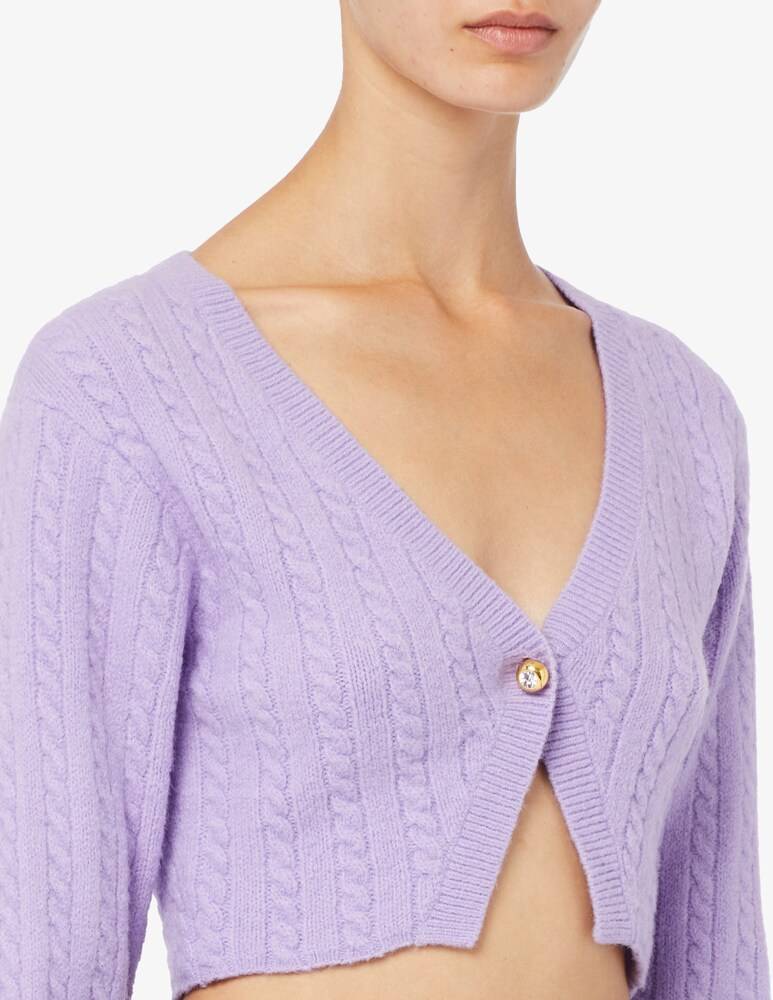 Chiara Ferragni Cardigan Crop Treccia
