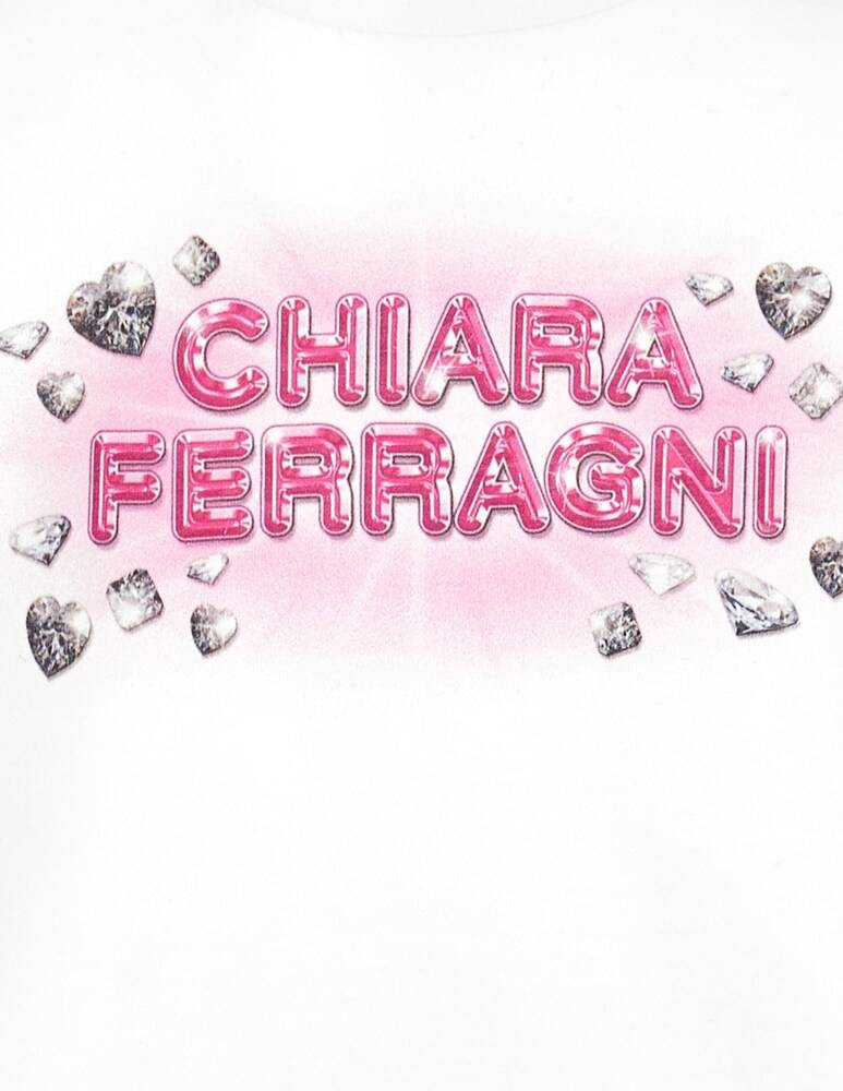 Chiara Ferragni T-shirt In Cotone Diamond