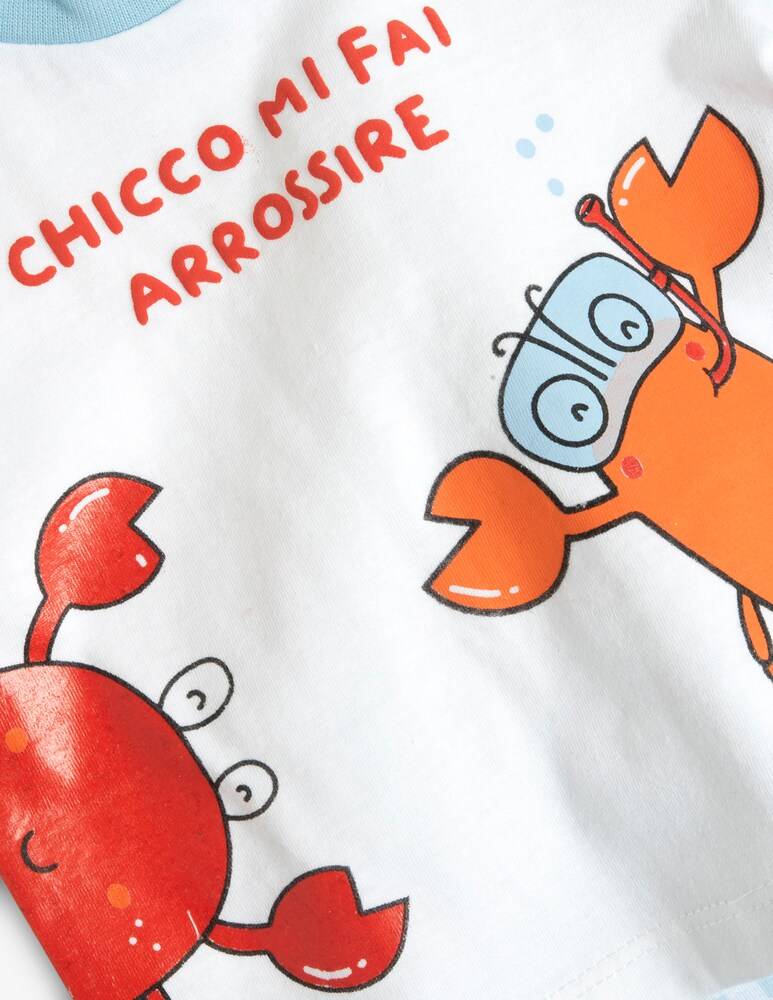 Chicco Set Due Pezzi T-shirt E Pantaloni Corti