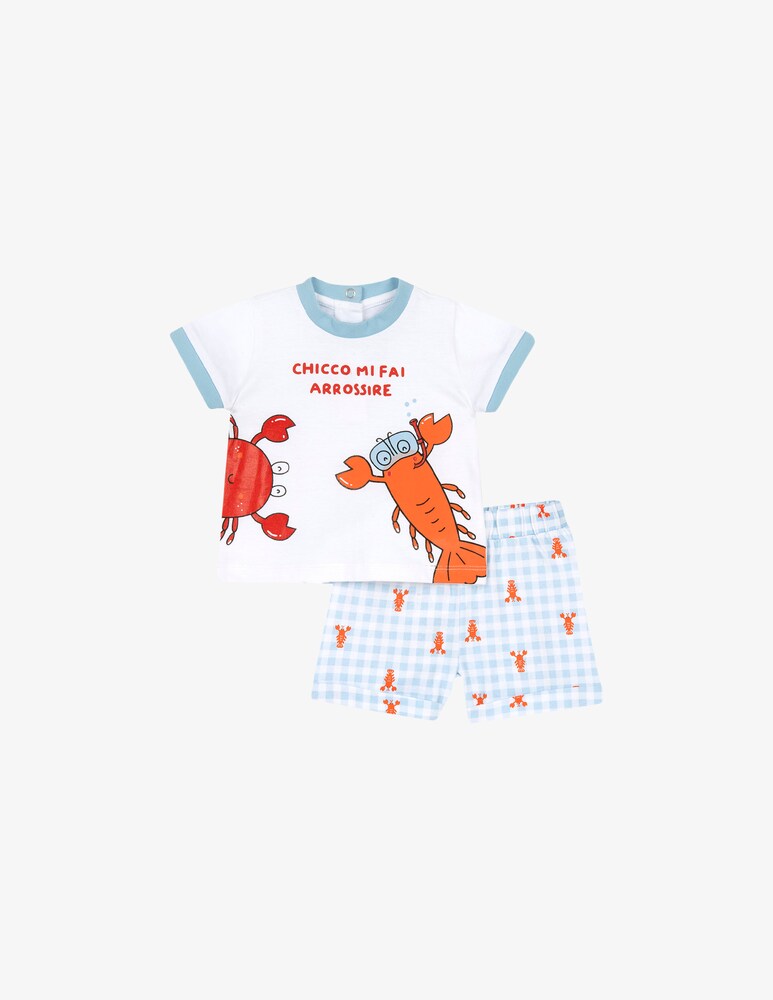Chicco Set due pezzi t-shirt e pantaloni corti