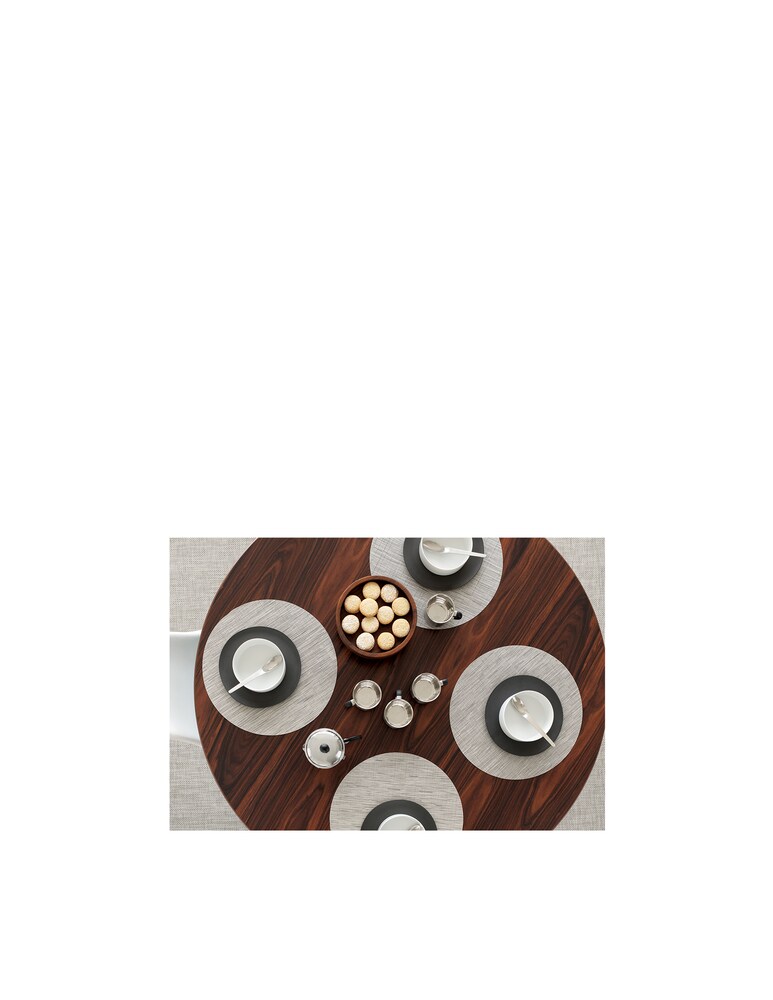 Chilewich Bamboo Tovaglietta Rotonda - Grigio