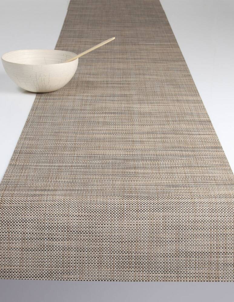 Chilewich Mini Basketreave Runner - Marrone