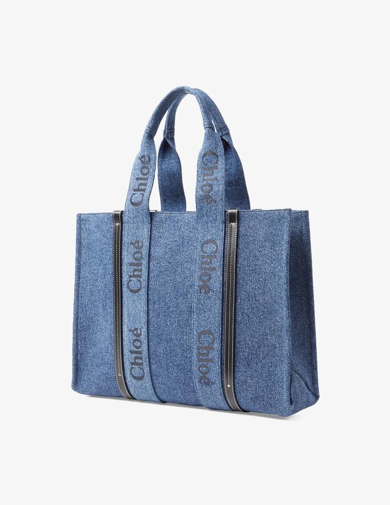 Chloé Borsa In Denim L Woody