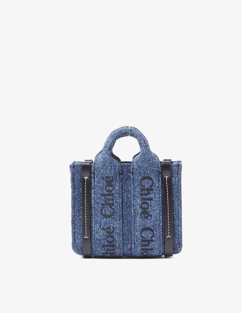Chloé Borsa mini in denim Woody
