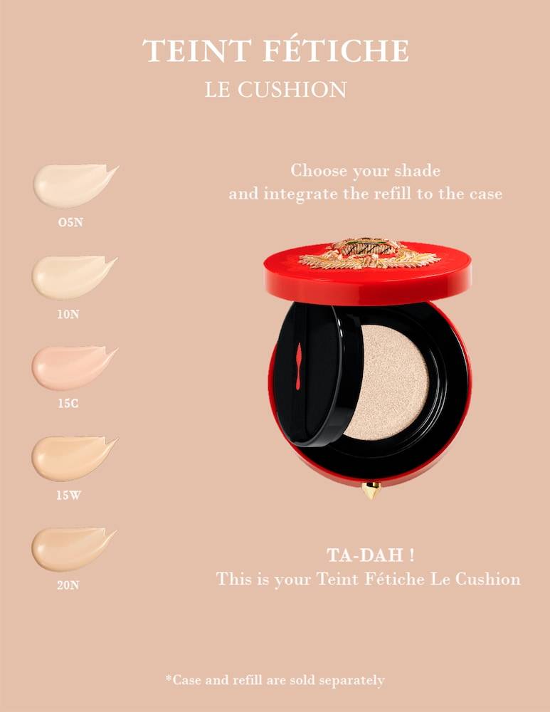 Christian Louboutin Le Cushion Teint Fétiche Fondotinta Case