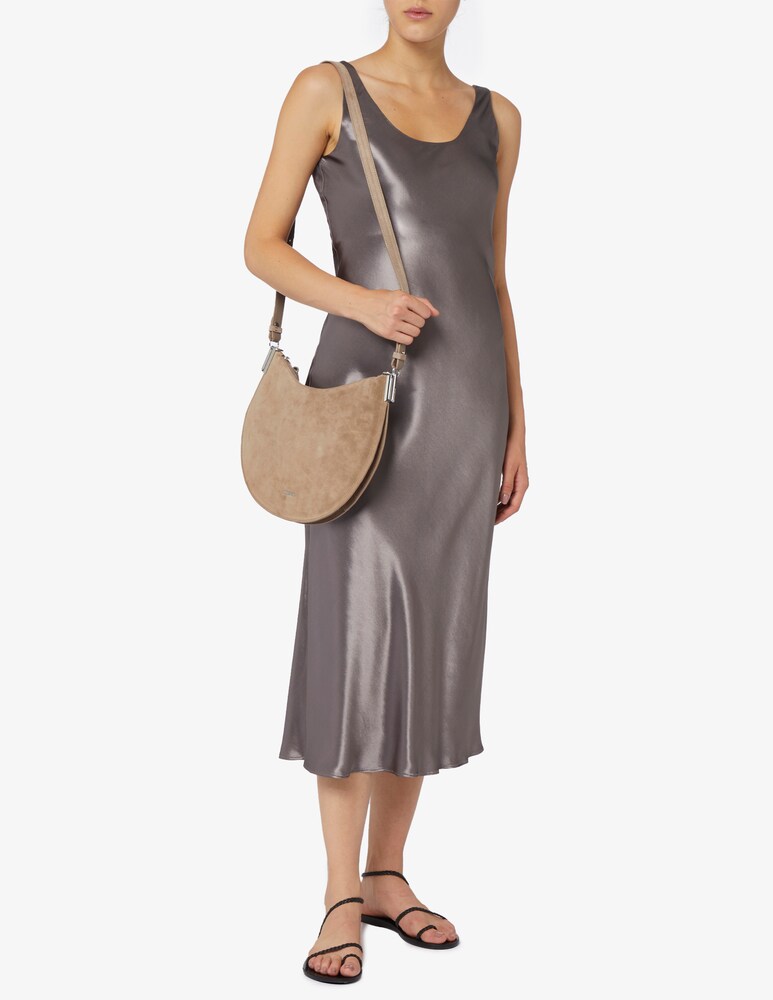 Coccinelle Bora Hobo M In Camoscio Sunup