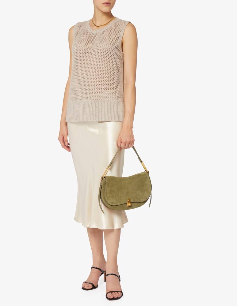 Coccinelle Borsa A Spalla In Camoscio M Magie