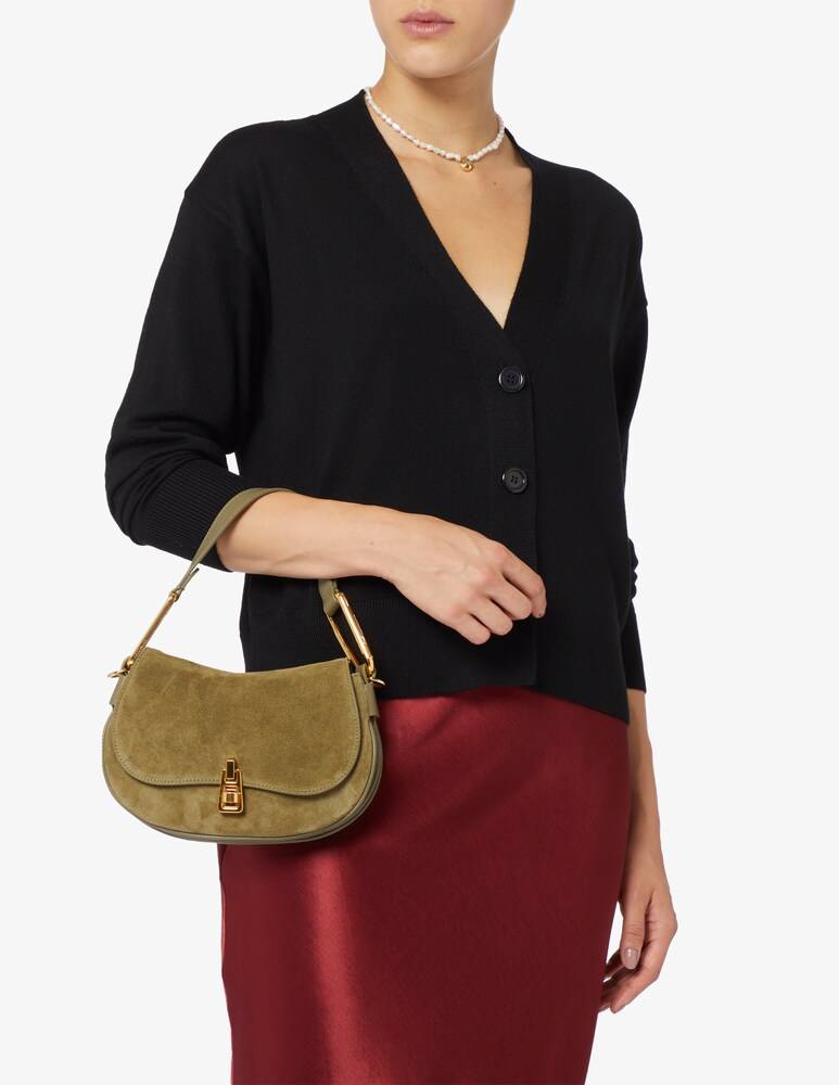 Coccinelle Borsa A Spalla In Camoscio S Magie