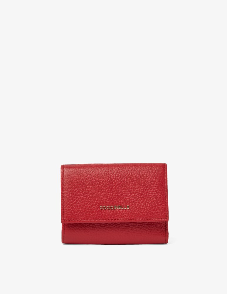 Coccinelle Portafoglio M con patta Metallic
