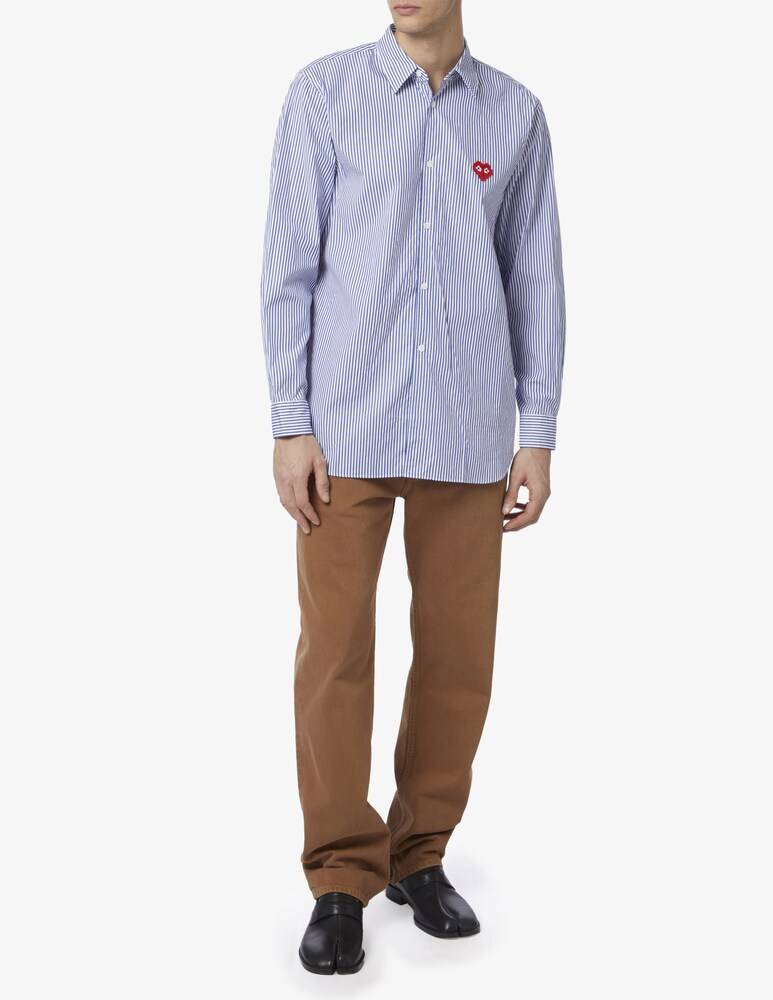 Comme Des Garçons Play Camicia A Righe