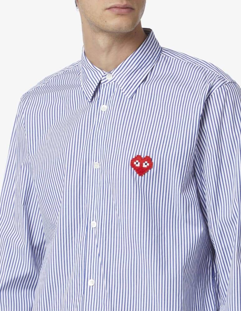 Comme Des Garçons Play Camicia A Righe