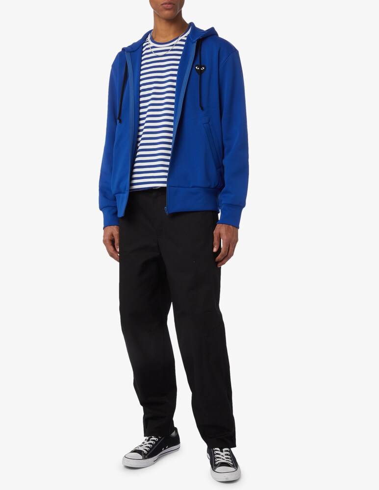 Comme Des Garçons Play Felpa Con Cappuccio Big Heart