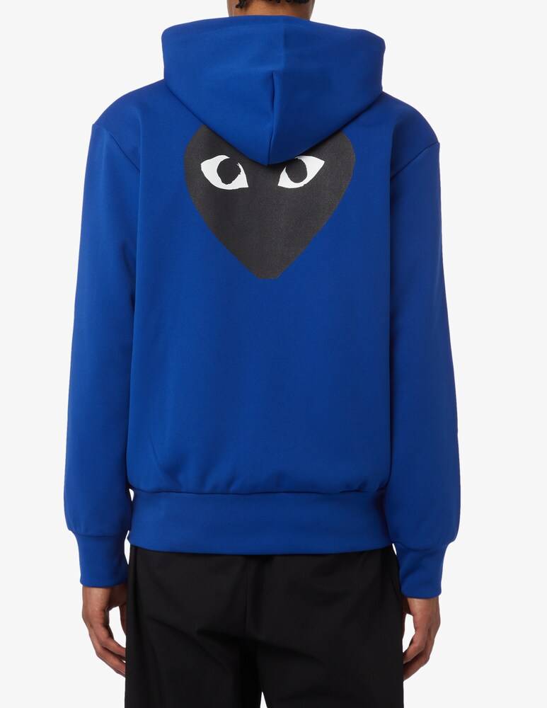 Comme Des Garçons Play Felpa Con Cappuccio Big Heart