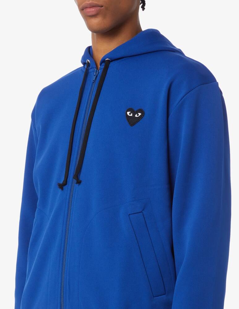 Comme Des Garçons Play Felpa Con Cappuccio Big Heart