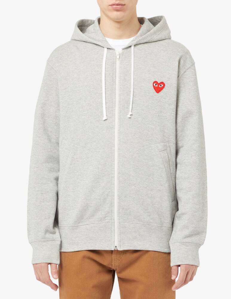 Comme des Garçons Play Felpa con cappuccio cuori retro