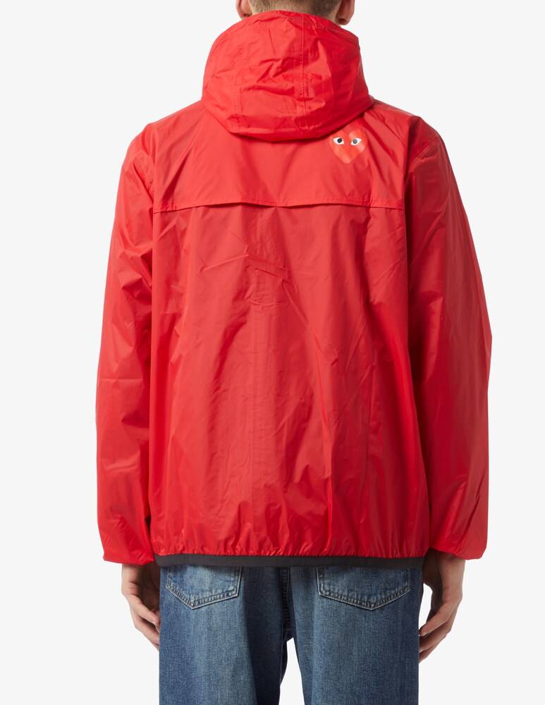 Comme Des Garçons Play Felpa Con Cappuccio K-way X Play