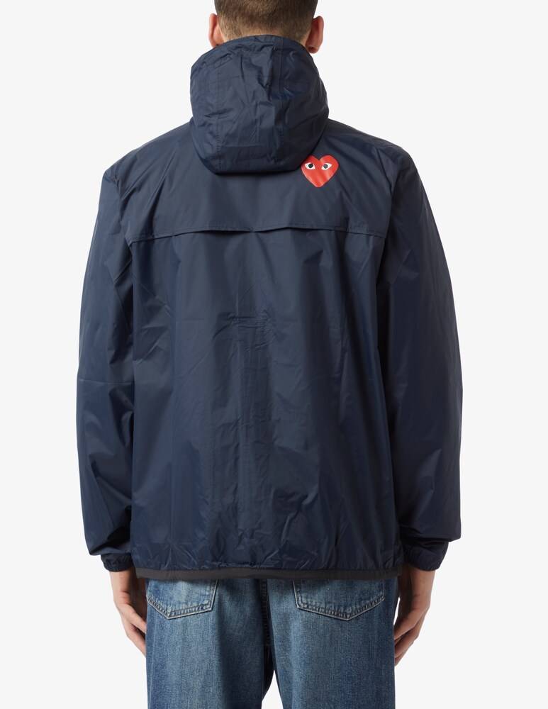 Comme Des Garçons Play Felpa Con Cappuccio K-way X Play