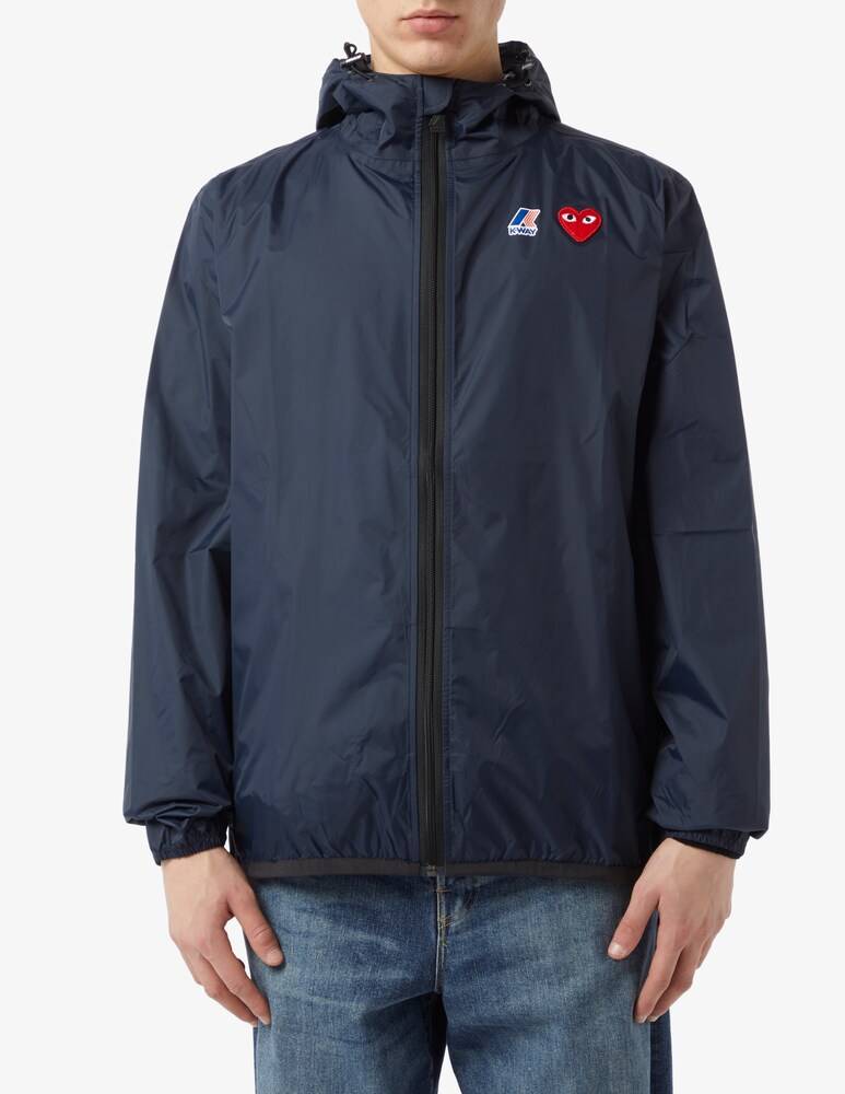 Comme des Garçons Play Felpa con cappuccio k-way x play