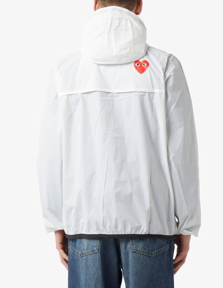 Comme Des Garçons Play Felpa Con Cappuccio K-way X Play