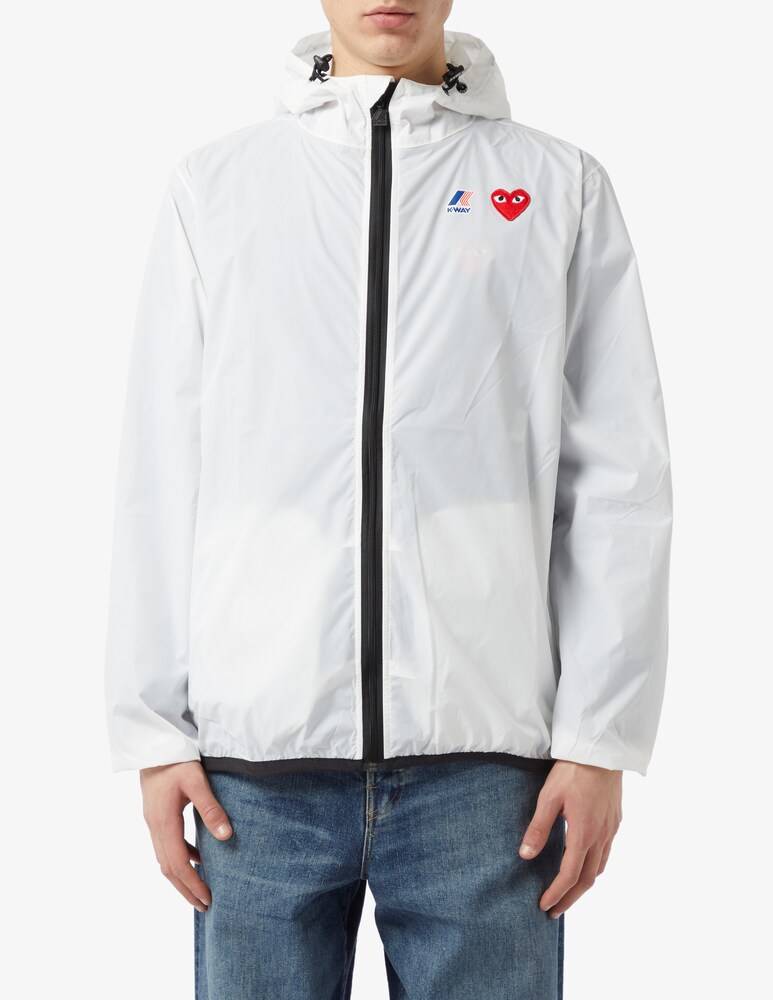 Comme des Garçons Play Felpa con cappuccio k-way x play