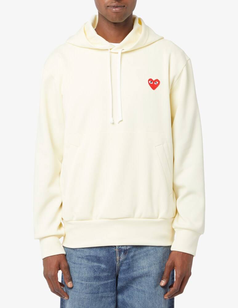 Comme des Garçons Play Felpa con cappuccio kangaroo