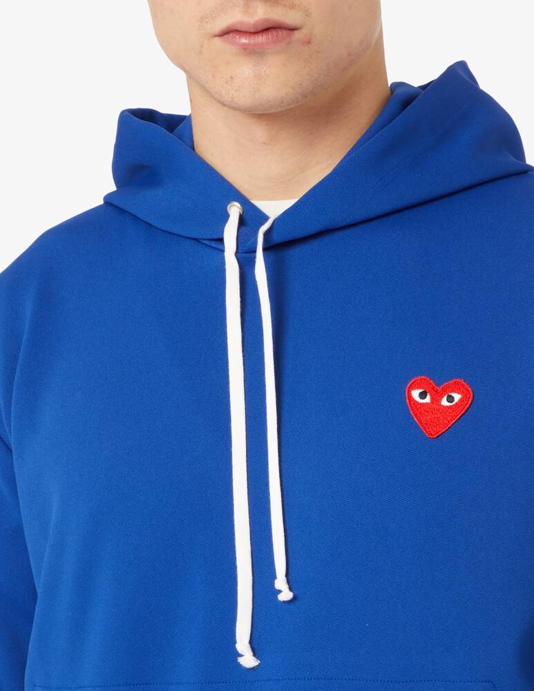 Comme Des Garçons Play Felpa Con Cappuccio Kangaroo
