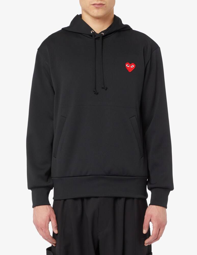 Comme des Garçons Play Felpa con cappuccio kangaroo
