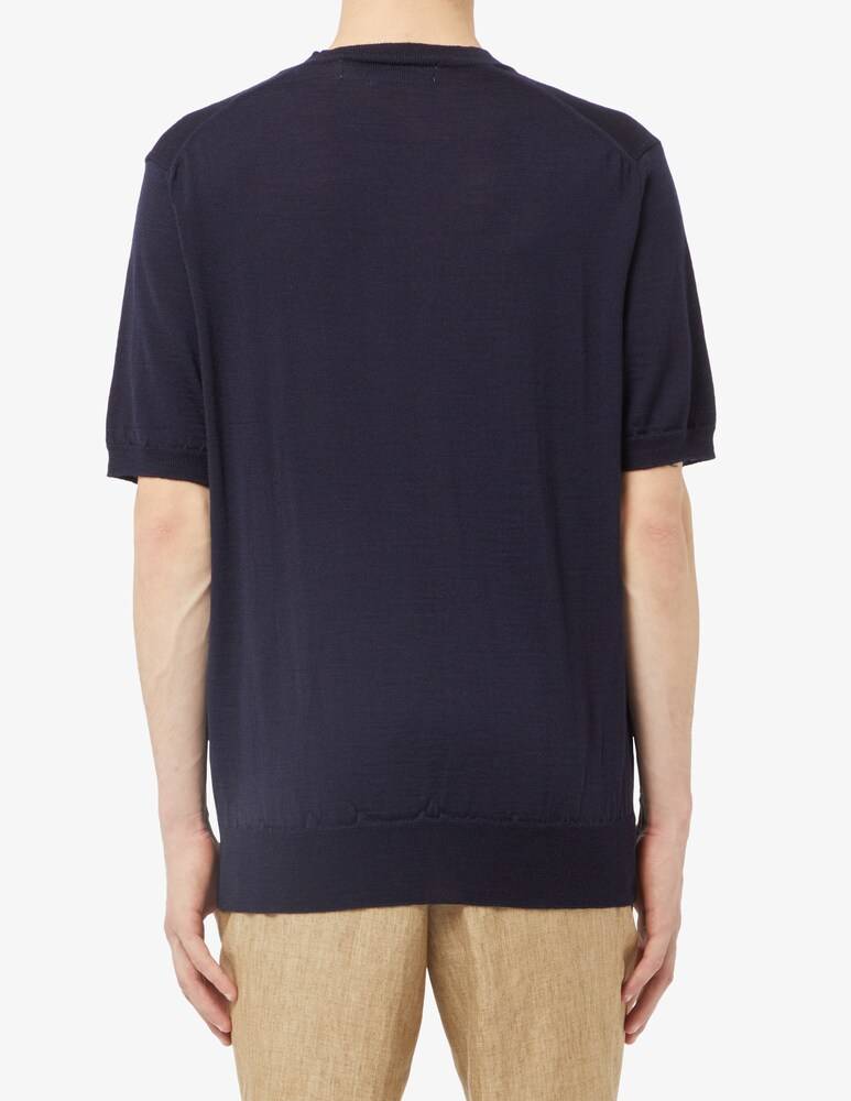 Comme Des Garçons Play Felpa Girocollo Red Emblem Knit