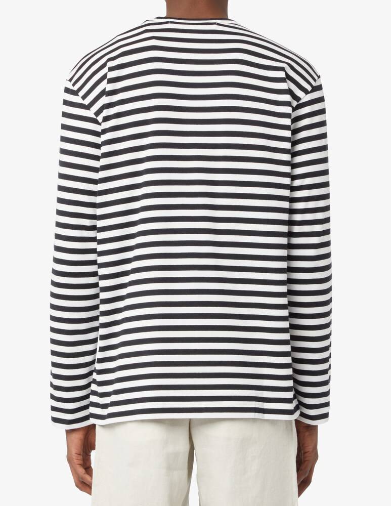 Comme Des Garçons Play Maglietta A Righe