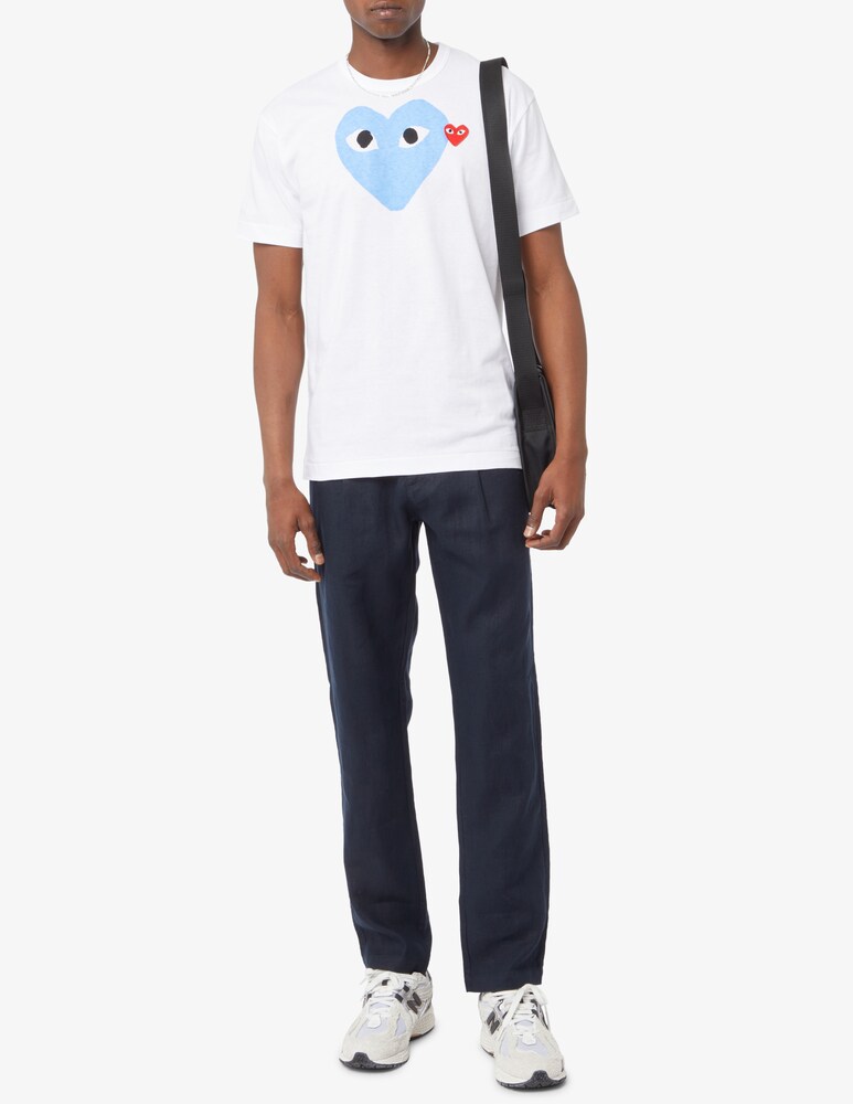 Comme Des Garçons Play Maglietta Big Blue Heart