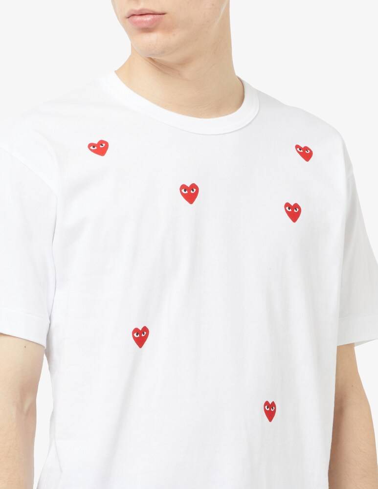 Comme Des Garçons Play Maglietta Multi-cuoricini