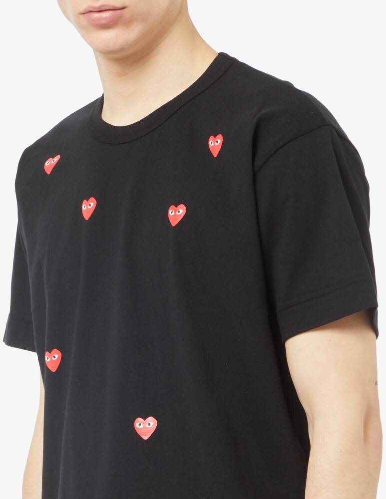 Comme Des Garçons Play Maglietta Multi-cuoricini
