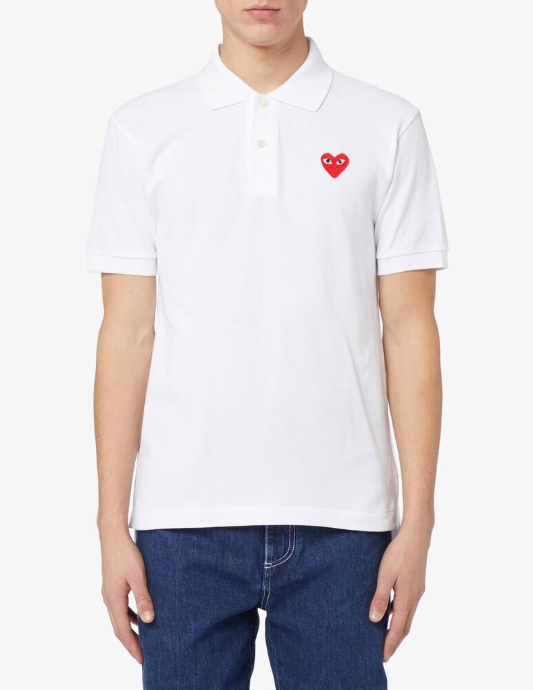 Comme des Garçons Play Polo manica corta small heart