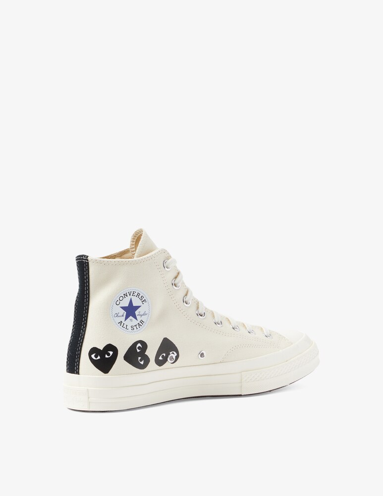 Comme Des Garçons Play Sneakers Multi Heart Ct70 Hi Top Shoes
