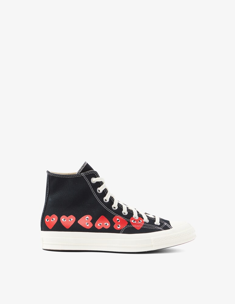 Comme des Garçons Play Sneakers multi heart ct70 hi top