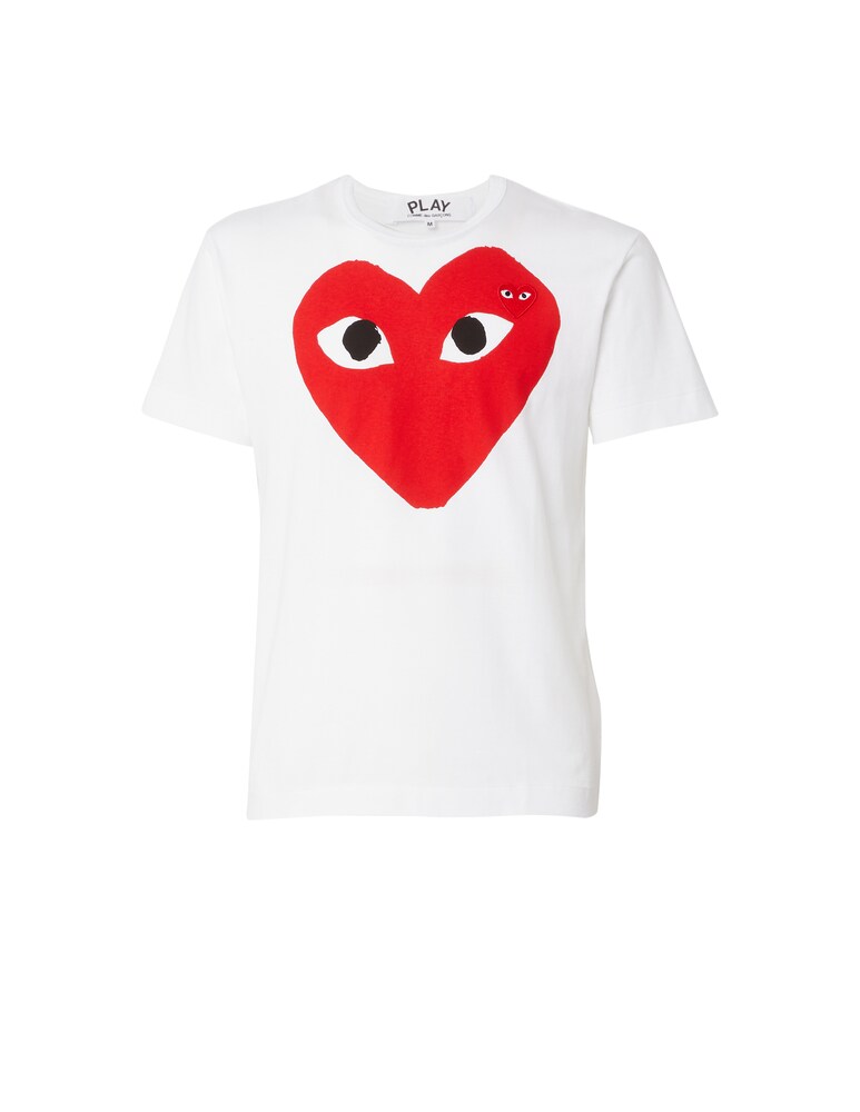 Comme Des Garçons Play T-shirt Play Con Doppio Cuore