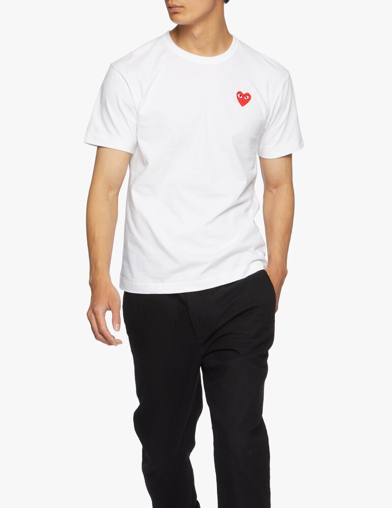 Comme Des Garçons Play T-shirt Play Con Logo A Cuore